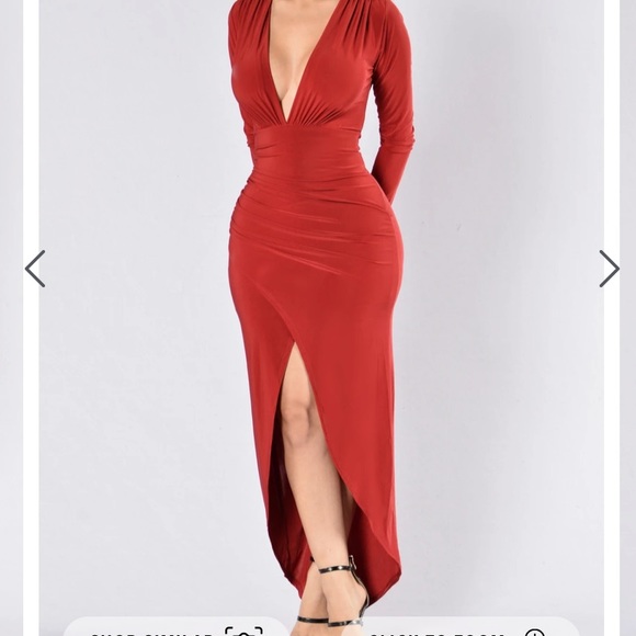 Fashion Nova Dresses & Skirts - NWT Fashion Nova One Last Dance dress in dark red